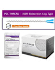 PCL ACE PDO thread - 360R Bidirection Cog Cannula L type(100pcs)