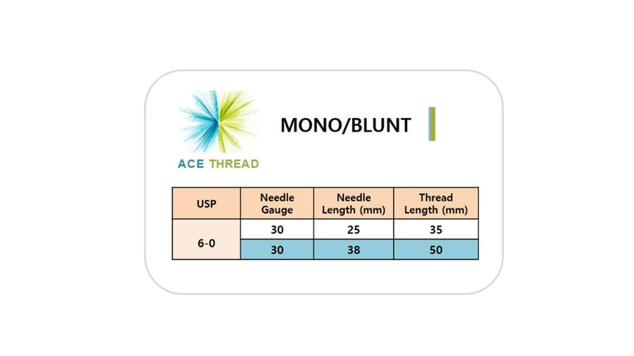 PCL ACE PDO Thread-Mono Blunt/ Eye Cannula (60pcs)